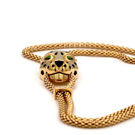 panther de cartier necklace|cartier panthere necklace price.